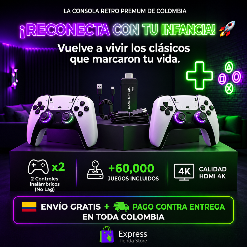 ¡Vuelve a vivir tu infancia con la Consola Retro de +60.000 Juegos! 🎮