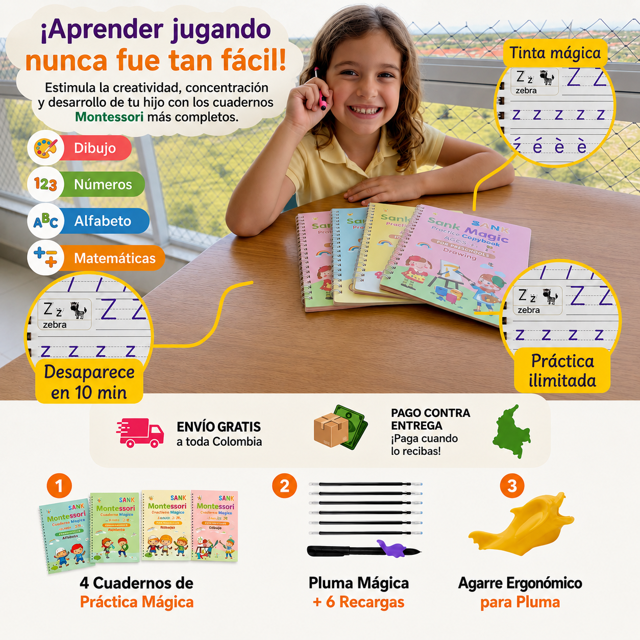 Kit Libros De Caligrafia Montessori
