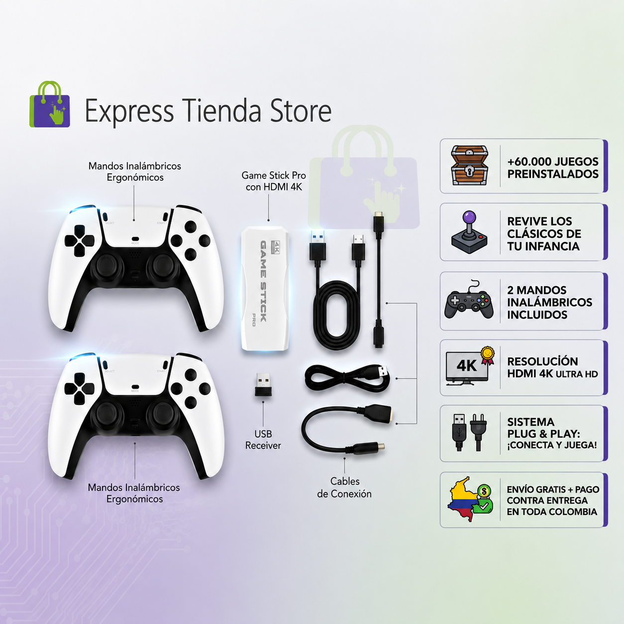 ¡Vuelve a vivir tu infancia con la Consola Retro de +60.000 Juegos! 🎮