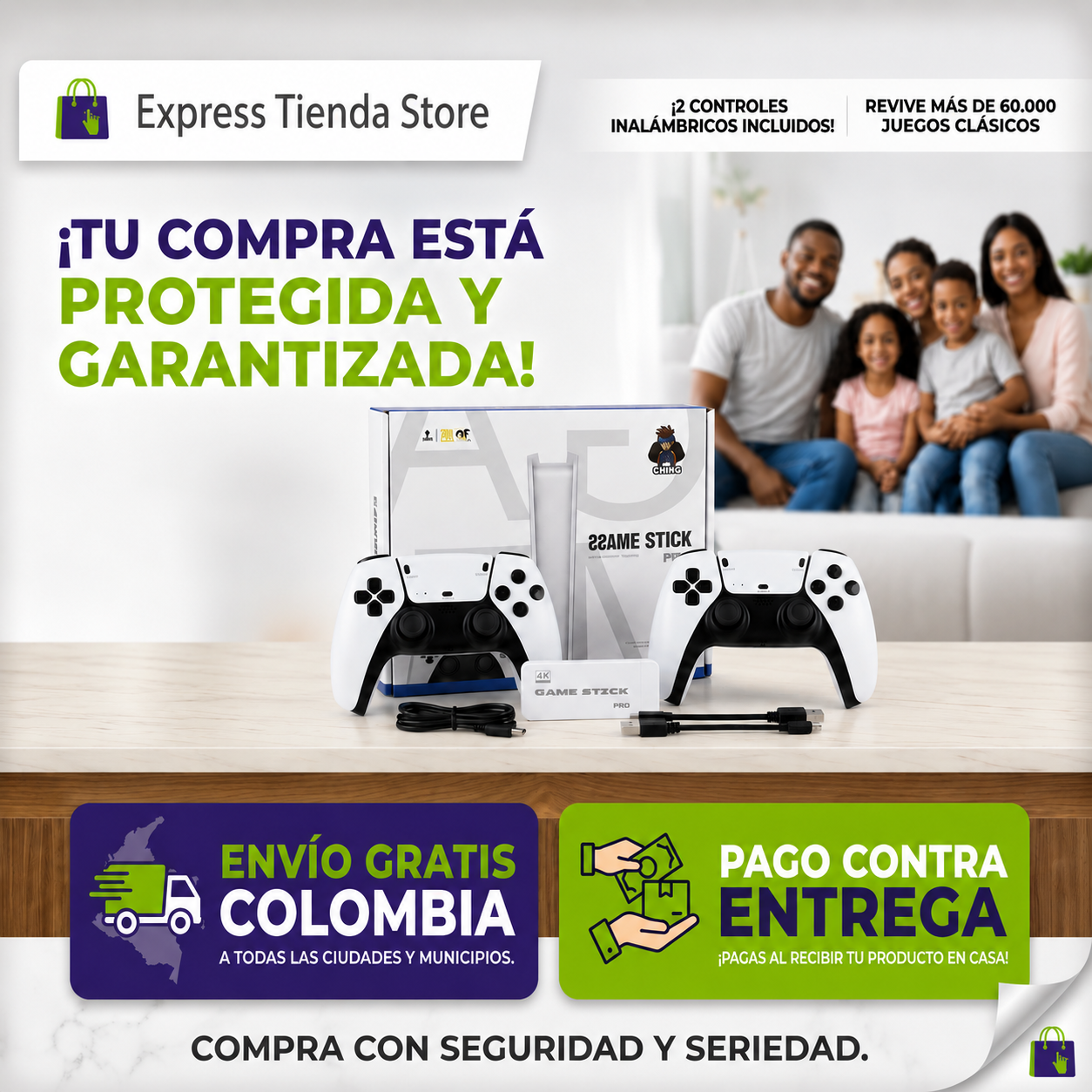 ¡Vuelve a vivir tu infancia con la Consola Retro de +60.000 Juegos! 🎮