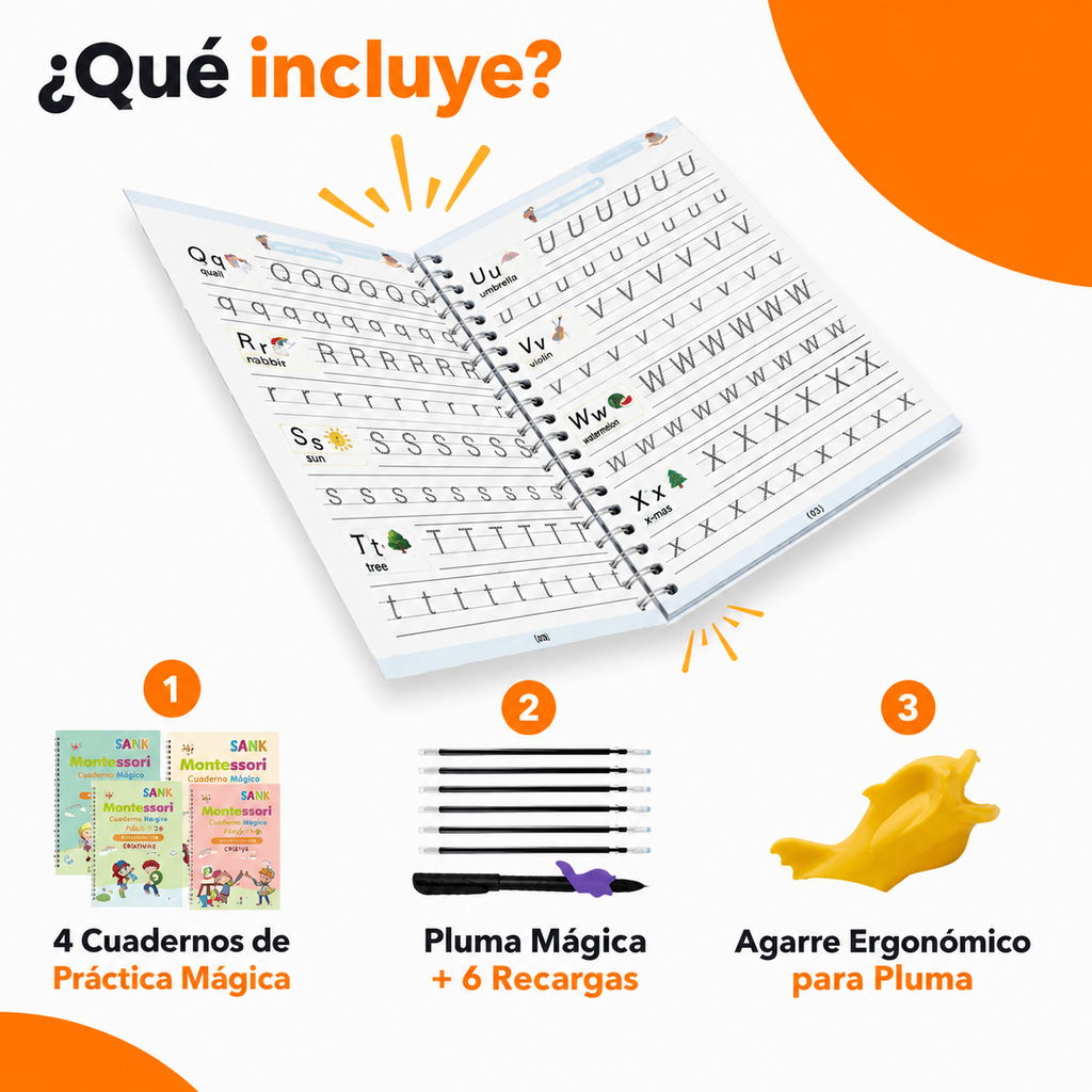 Kit Libros De Caligrafia Montessori